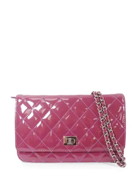 CHANEL Pre-Owned 2.55 quilted shoulder bag Pink 255WALLETONCHAIN