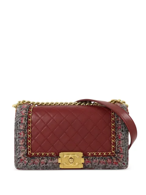 CHANEL Pre-Owned Boy shoulder bag Red BOY25