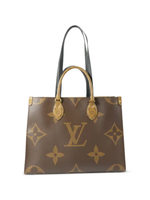 Louis Vuitton Pre-Owned On The Go MM tote bag Brown M45321
