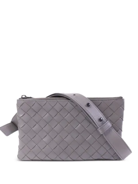 Bottega Veneta Pre-Owned Intrecciato leather shoulder bag Grey SHOULDERBAG