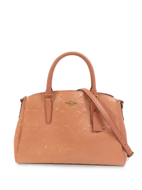 Coach Vintage embossed tote bag Pink CHAINSHOULDER