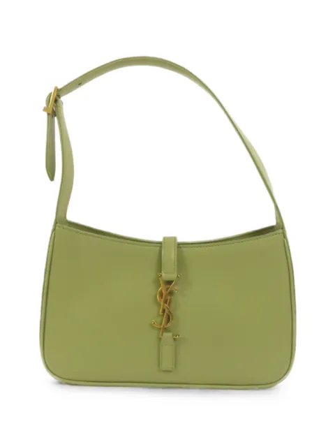 Saint Laurent Pre-Owned Le 5 à 7 leather shoulder bag Green 657228
