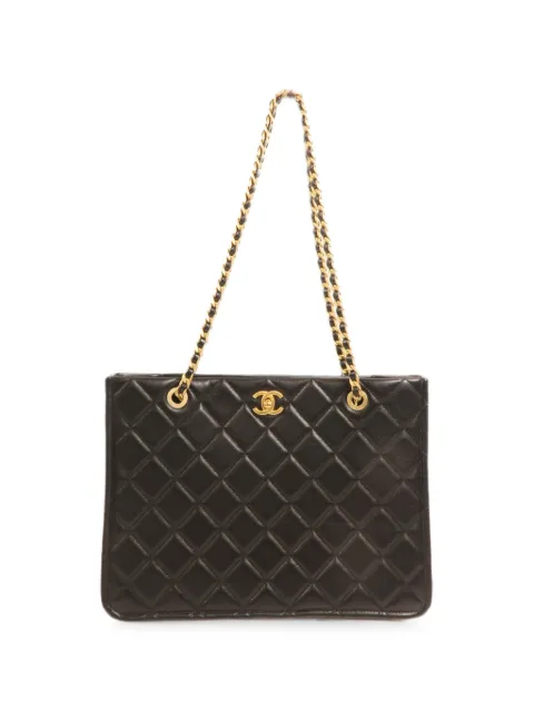 CHANEL Pre-Owned Timeless CC quilted tote bag Black QUILTEDTIMELESSCCCHAINTOTE