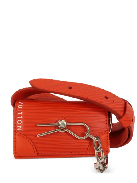 Louis Vuitton Pre-Owned micro Steamer leather shoulder bag Red M23837