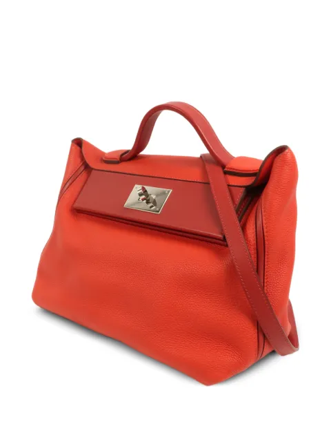 Hermès Pre-Owned 24/24 logo-detail tote bag Orange DS35XPHW