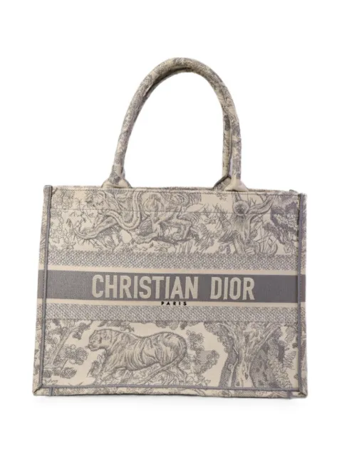 Christian Dior Pre-Owned Book Monagram tote bag Neutrals M1296ZTDTM932