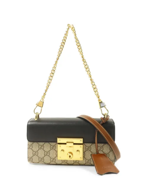 Gucci Pre-Owned Padlock Supreme shoulder bag Neutrals 735103