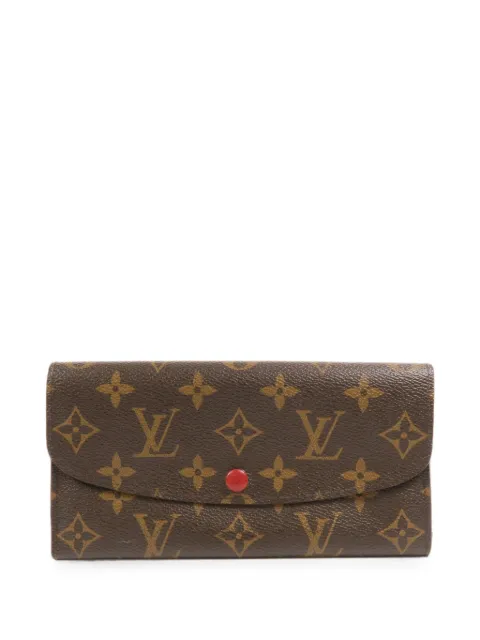 Louis Vuitton Pre-Owned Emilie monogram-pattern wallet Brown M60697