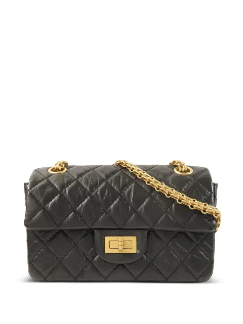 CHANEL Pre-Owned mini 2.55 quilted shoulder bag Black 255MINI