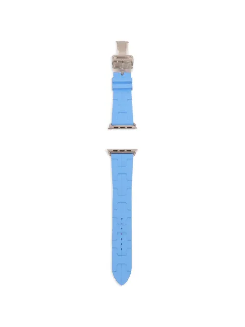 Hermès Pre-Owned Kilim Apple 42mm watch strap Blue H0002591JBP