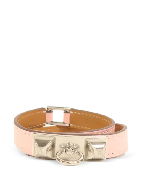Hermès Pre-Owned Rivale Double Tour bracelet Silver Z