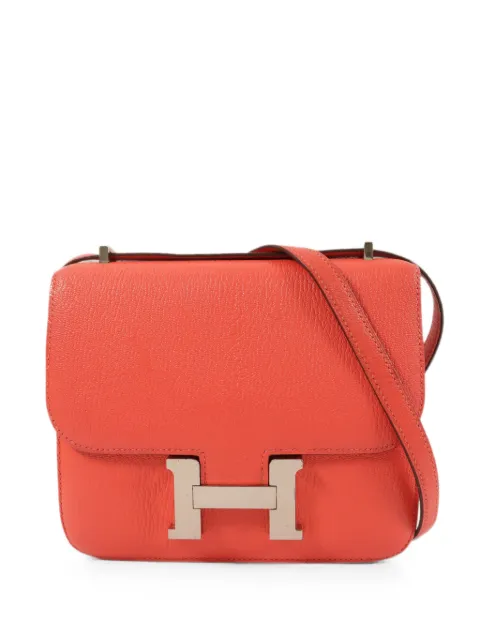 Hermès Pre-Owned Constance leather shoulder bag Pink YT5PHW