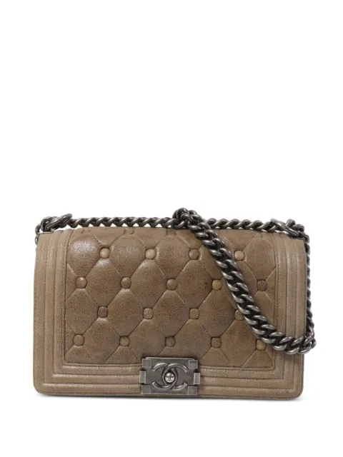CHANEL Pre-Owned 25 Boy chain shoulder bag Neutrals A67086