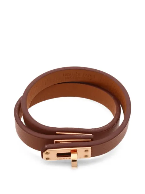 Hermès Pre-Owned Kelly Double Tour bracelet Pink B37