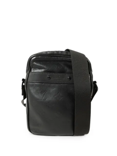 Louis Vuitton Pre-Owned Monogram Shadow Danube PM shoulder bag Black M43681