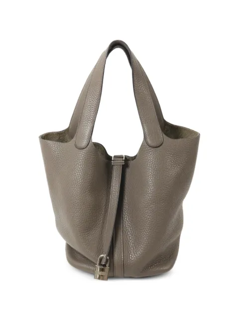 Hermès Pre-Owned MM Picotin shoulder bag Grey C8FPHW