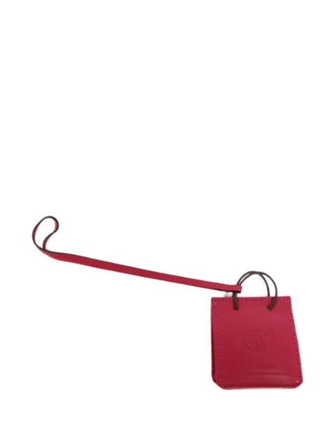 Hermès Pre-Owned Milo bag charm Pink PAPERBAGCHARM