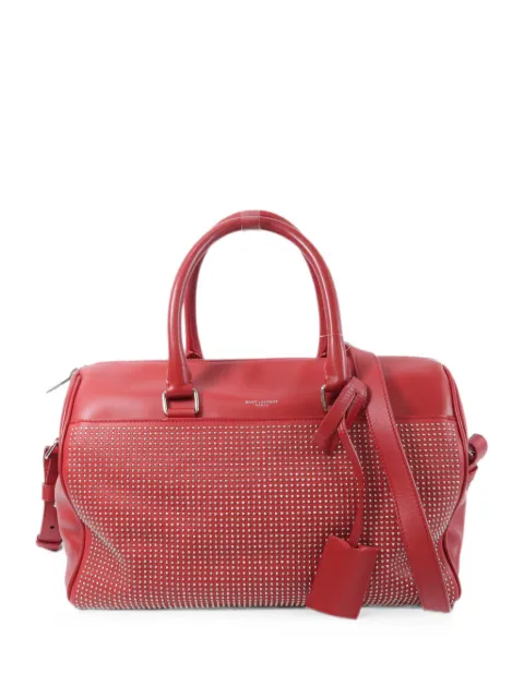 Saint Laurent Pre-Owned studded shoulder bag Red 332424
