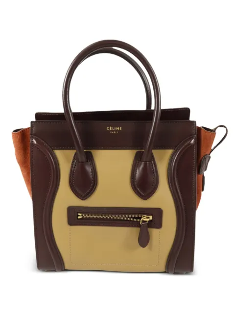 Celine Pre-Owned micro Luggage tote bag Brown MIRCOLUGGAGE