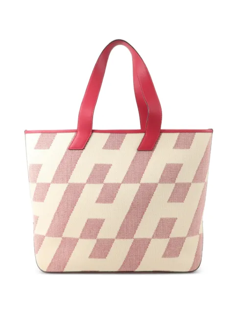 Hermès Pre-Owned 40 Biais canvas tote bag Neutrals U9O