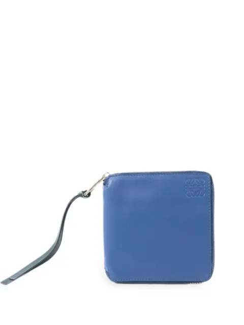 Loewe Pre-Owned leather wallet Blue RAINBOWWALLET