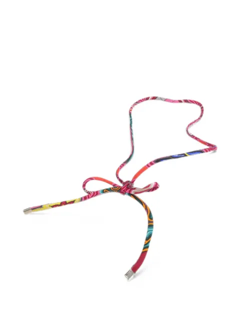 Hermès Pre-Owned silk necklace Pink NECKLACE