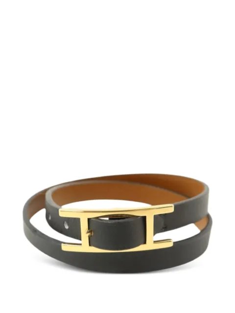 Hermès Pre-Owned Behapi Double Tour bracelet Gold BEHAPIDOUBLETOUR