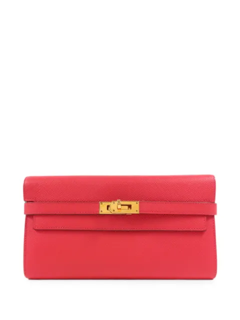 Hermès Pre-Owned Kelly Epsom wallet Red DS3GHW