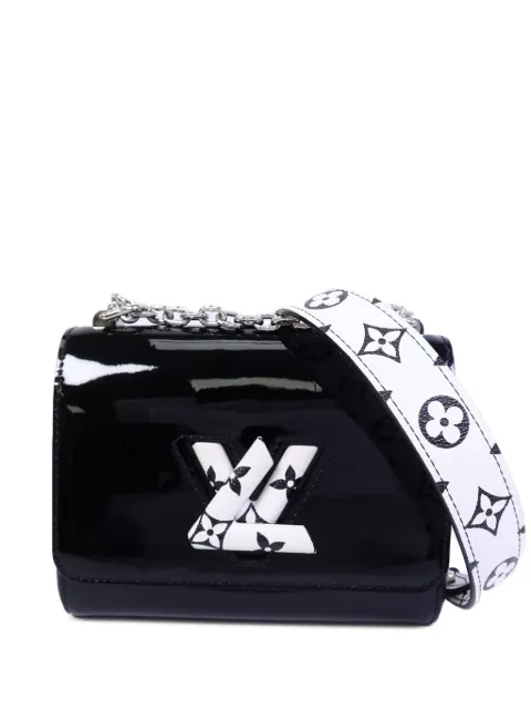 Louis Vuitton Pre-Owned 2017 PM Twist patent-leather shoulder bag Black M54243