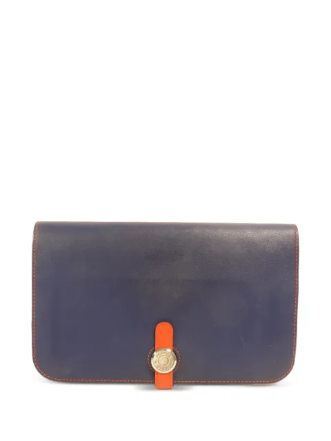 Hermès Pre-Owned 2014 GM Dogon wallet Blue R789J