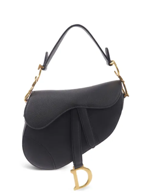 Christian Dior Pre-Owned mini Saddle shoulder bag Black SADDLEMINI