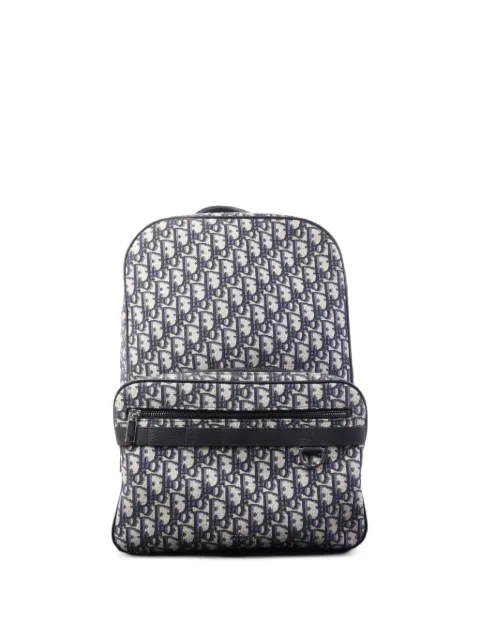 Christian Dior Pre-Owned Oblique Safari backpack Blue SAFARIBACKPACK