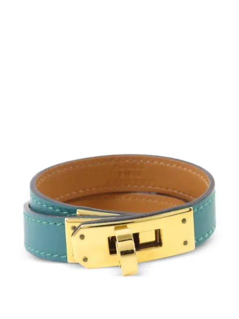 Hermès Pre-Owned Kelly Double Tour bracelet Gold QGREEN