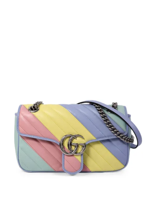Gucci Pre-Owned GG Marmont shoulder bag Green 443497
