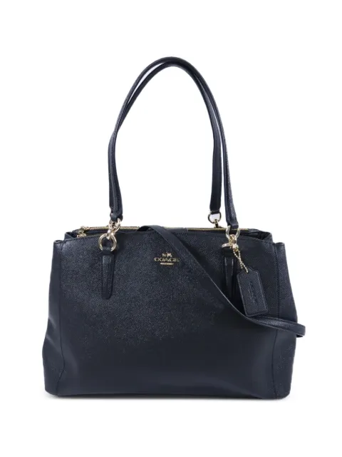 Coach Vintage logo-detail shoulder bag Black F57525