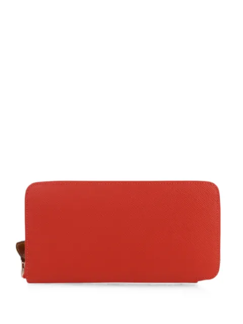 Hermès Pre-Owned Silk In Epsom long wallet Red APHWT5