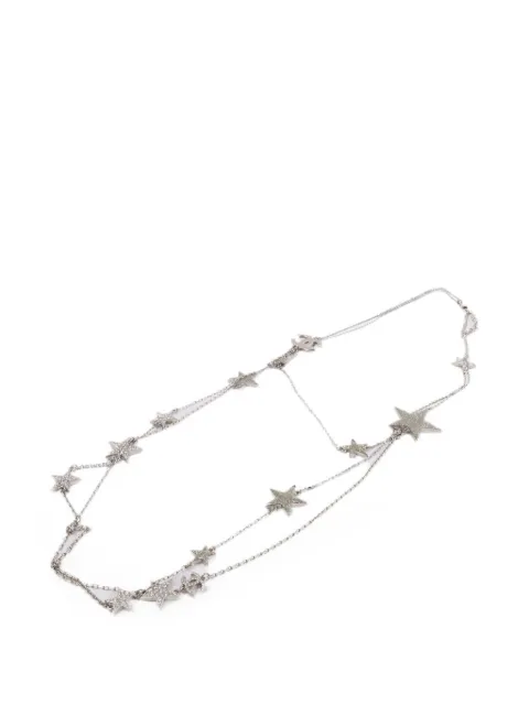 CHANEL Pre-Owned CC star necklace Silver NECKLACE