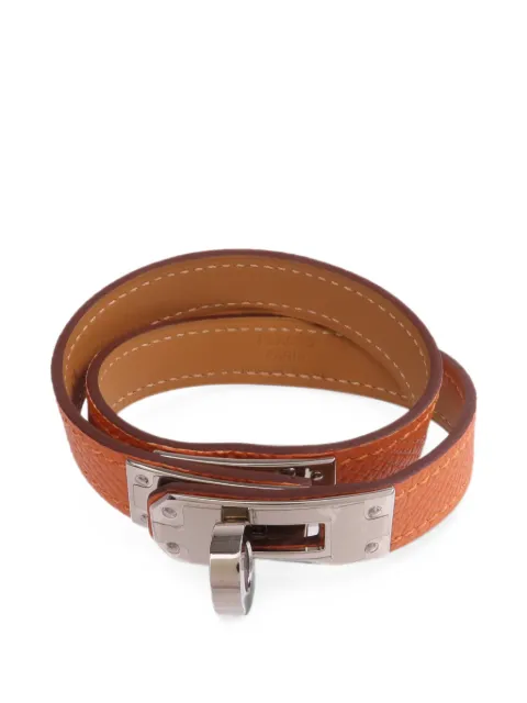Hermès Pre-Owned 2019 Kelly Double Tour bracelet Orange D93