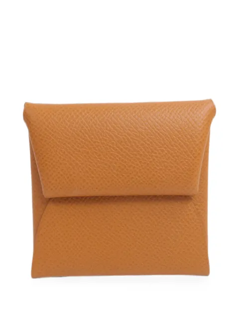 Hermès Pre-Owned Bastia Epsom leather coin purse Brown Z37