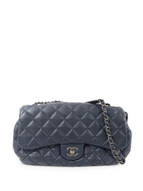 CHANEL Pre-Owned interlocking-CC shoulder bag Blue SHOULDERBAG
