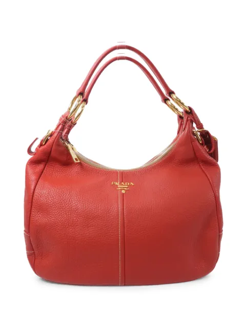 Prada Pre-Owned leather tote bag Red BR4373