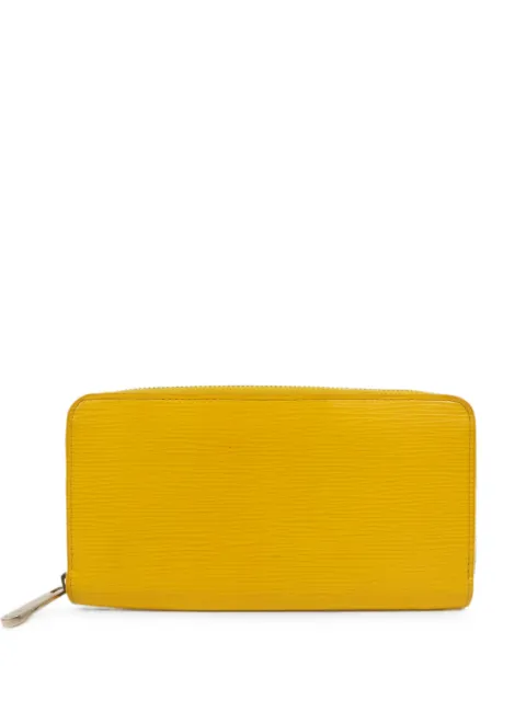 Louis Vuitton Pre-Owned Zippy long calfskin wallet Yellow M60437