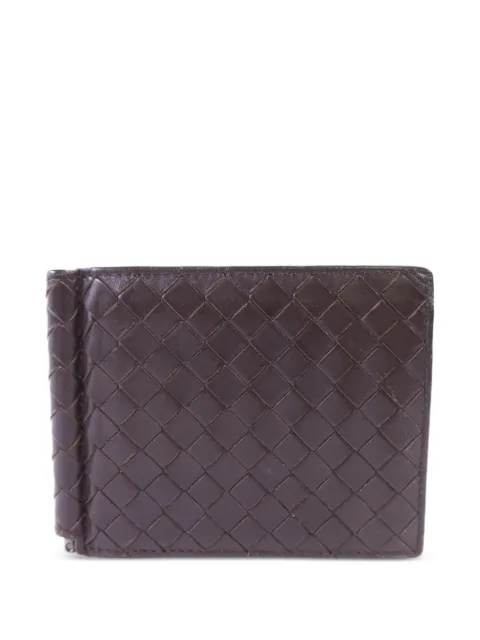 Bottega Veneta Pre-Owned Intrecciato bifold money-clip wallet Brown 123180