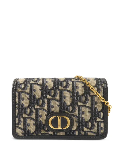 Christian Dior Pre-Owned 30 Montaigne Nano shoulder bag Blue S2105UTZQM928