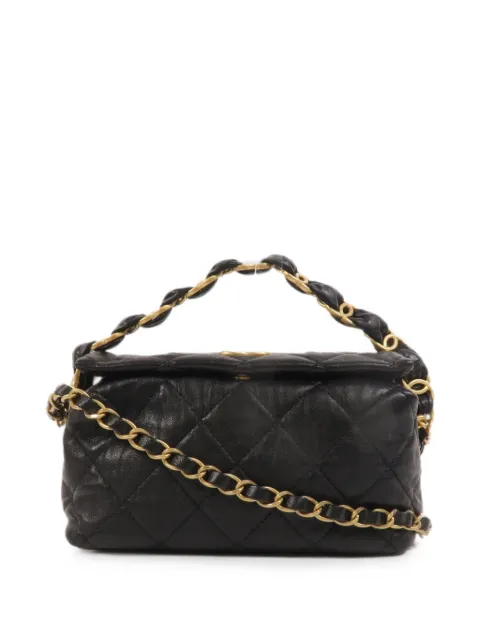 CHANEL Pre-Owned CC turn-lock tote bag Black HOBOBAG