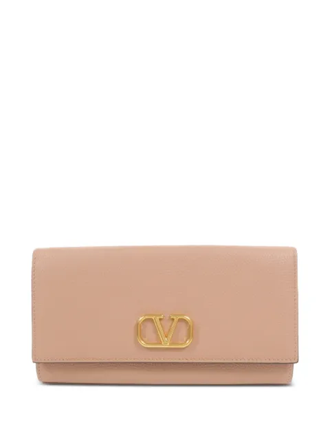 Valentino Garavani Pre-Owned VLogo Signature wallet Neutrals 1W2P0X33SNP