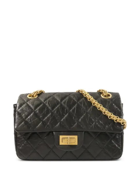 CHANEL Pre-Owned mini 2.55 quilted shoulder bag Black AS0874