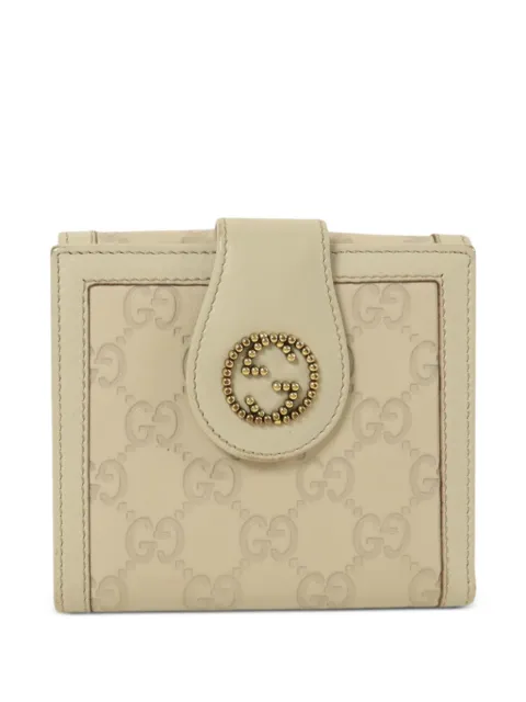 Gucci Pre-Owned GG Guccissima leather wallet Neutrals 269975