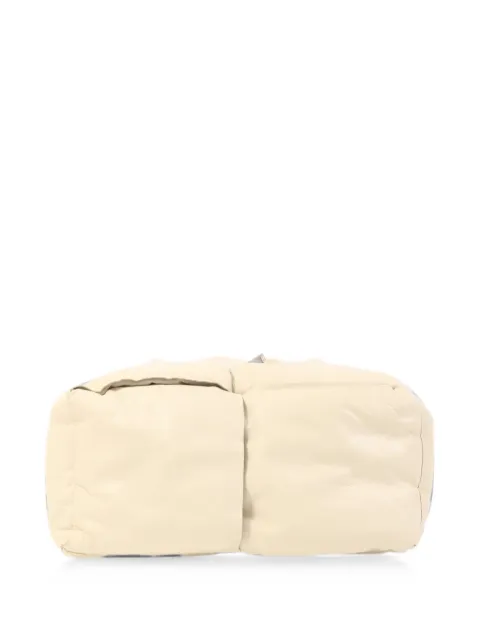 Bottega Veneta Pre-Owned padded leather clutch bag Neutrals INTRECCIATOHANDBAG