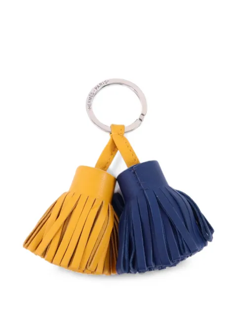 Hermès Pre-Owned Carmen Duo tassel key ring Yellow CARMENDUOCHARM